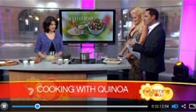 Rena Patten and Cooking With Quinoa on The Morning Show
